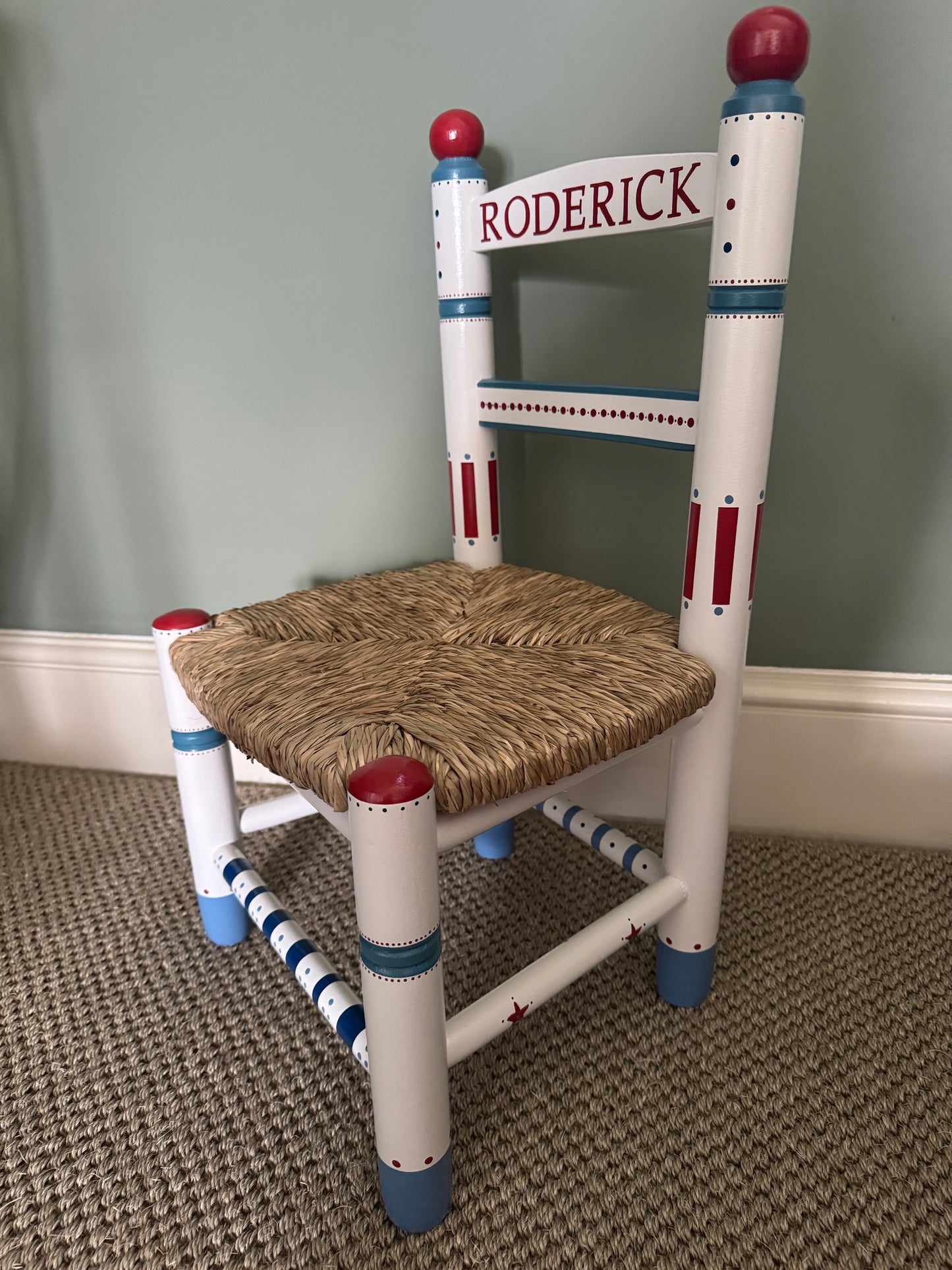 Max Chair - Personalised Hand Painted Children's chair