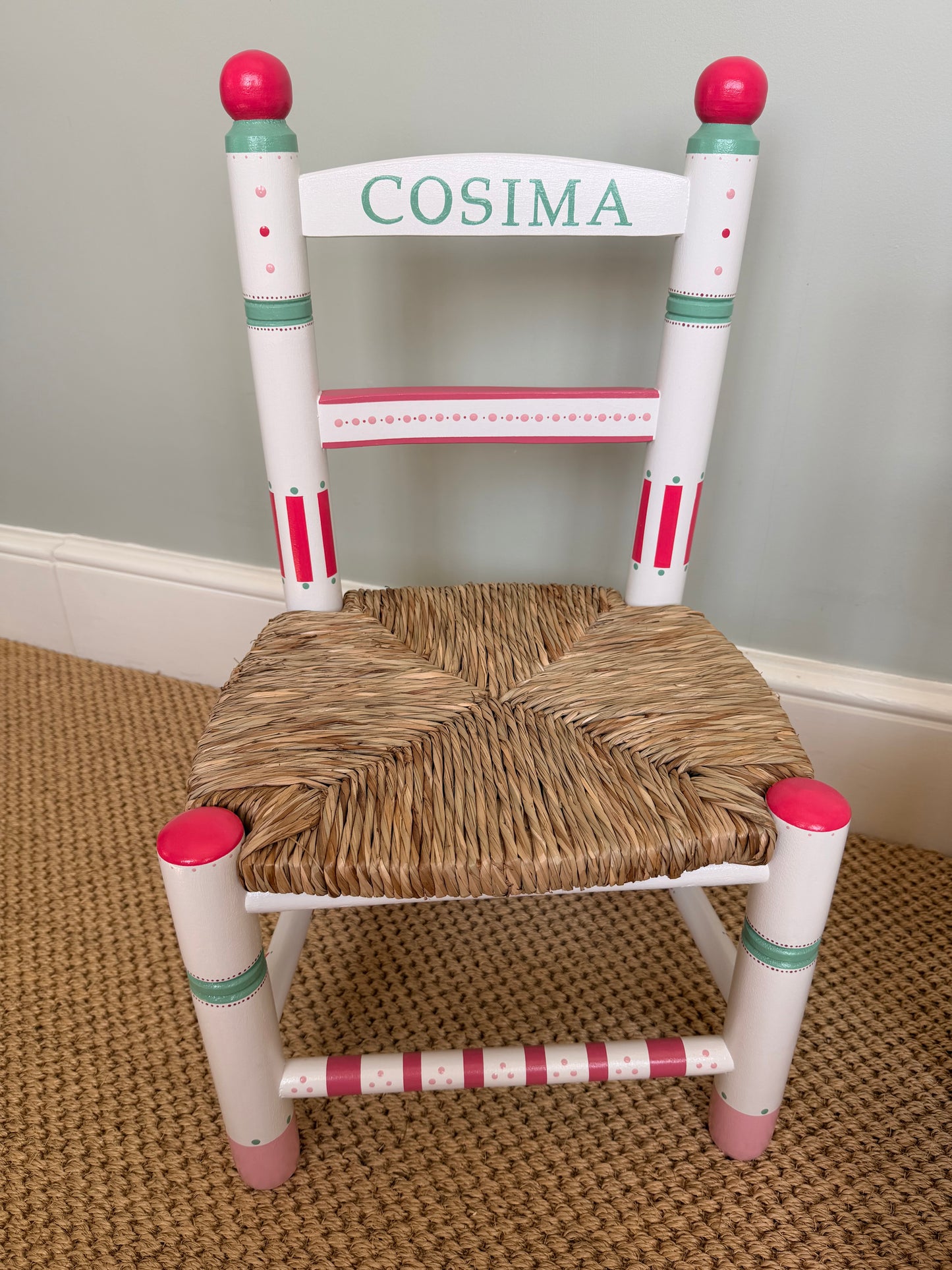Marina Chair - Personalised Hand Painted Children's Chair
