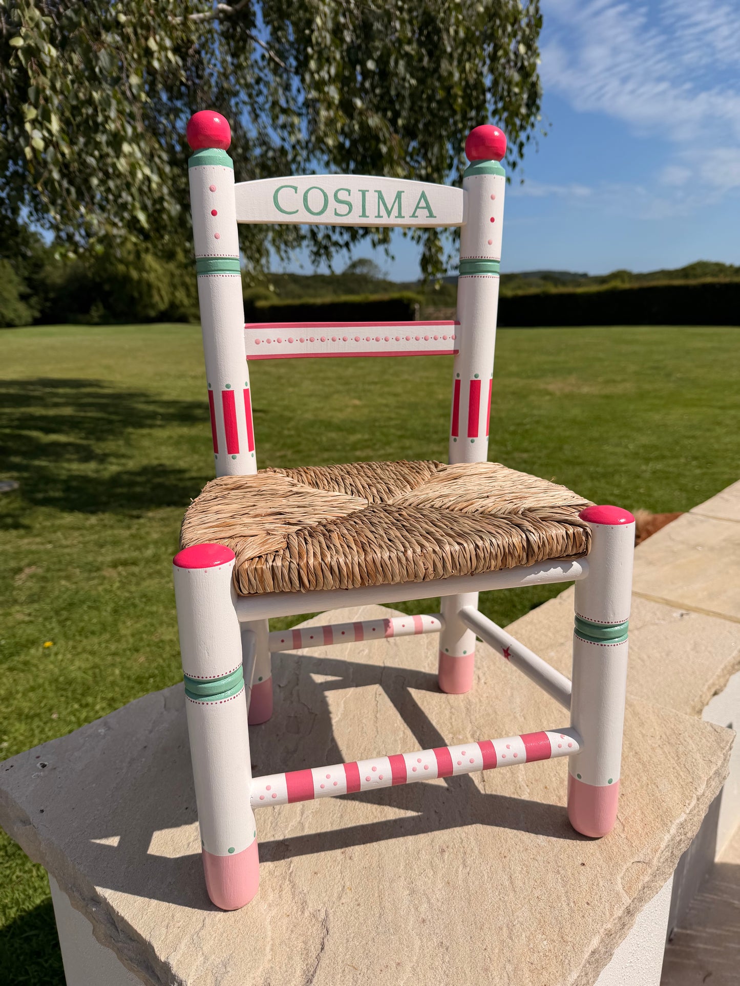 Marina Chair - Personalised Hand Painted Children's Chair