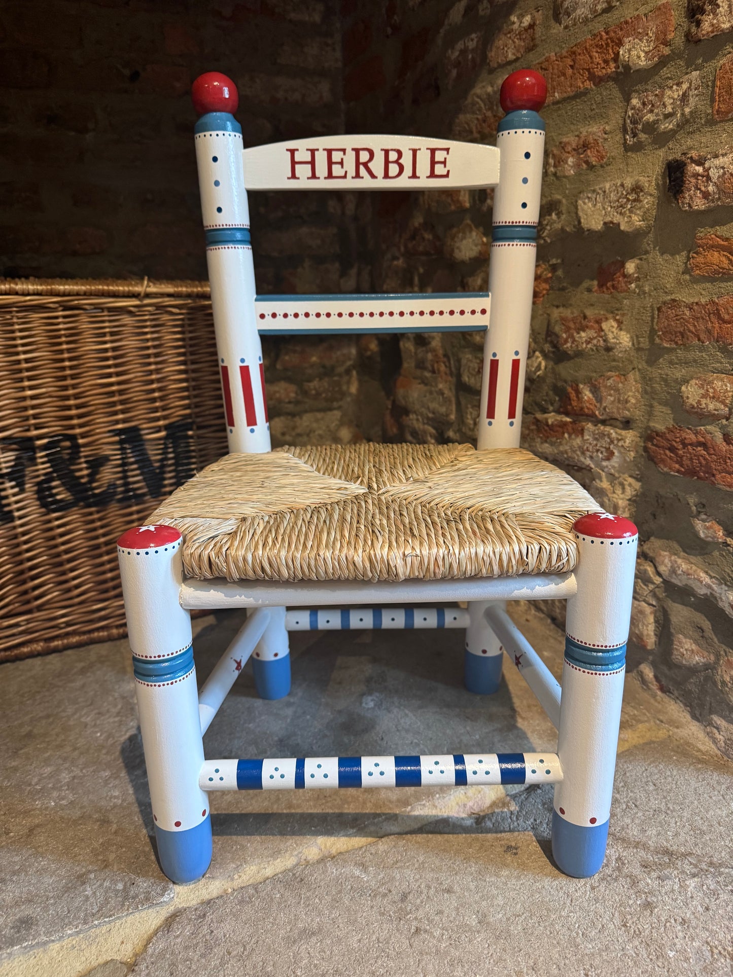 Max Chair - Personalised Hand Painted Children's chair