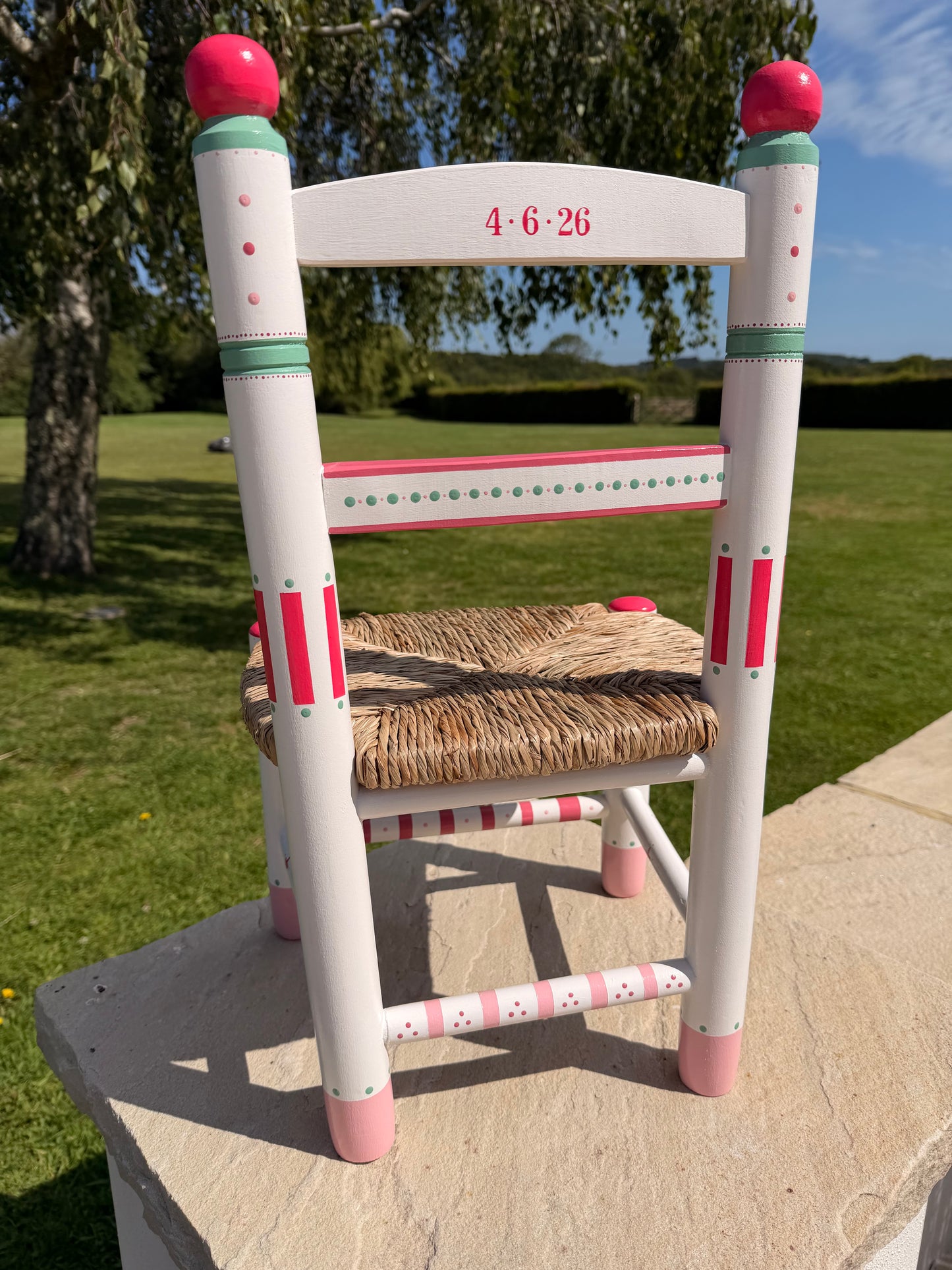 Marina Chair - Personalised Hand Painted Children's Chair
