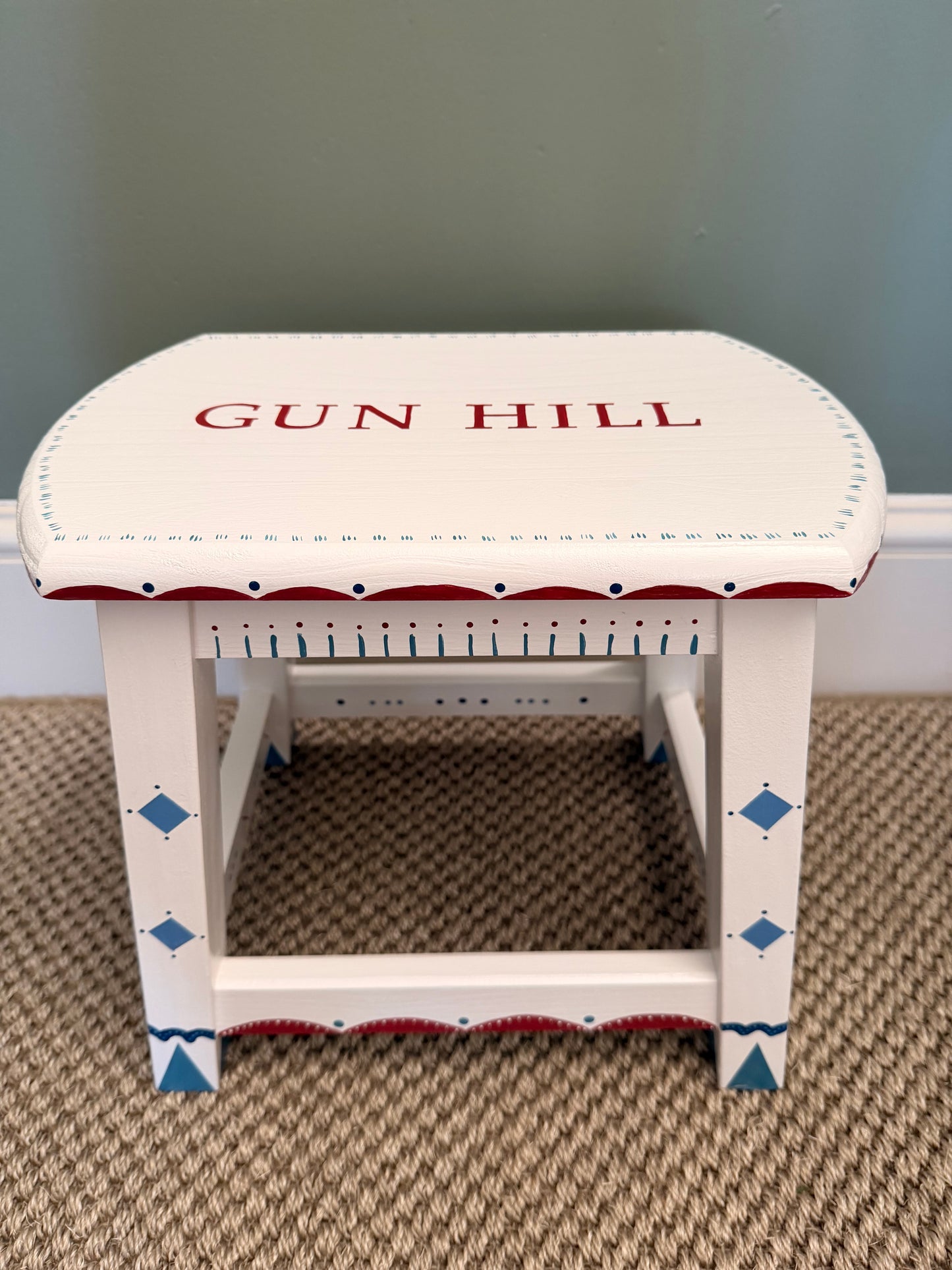 George Stool – Personalised Hand Painted Children's Step Stool