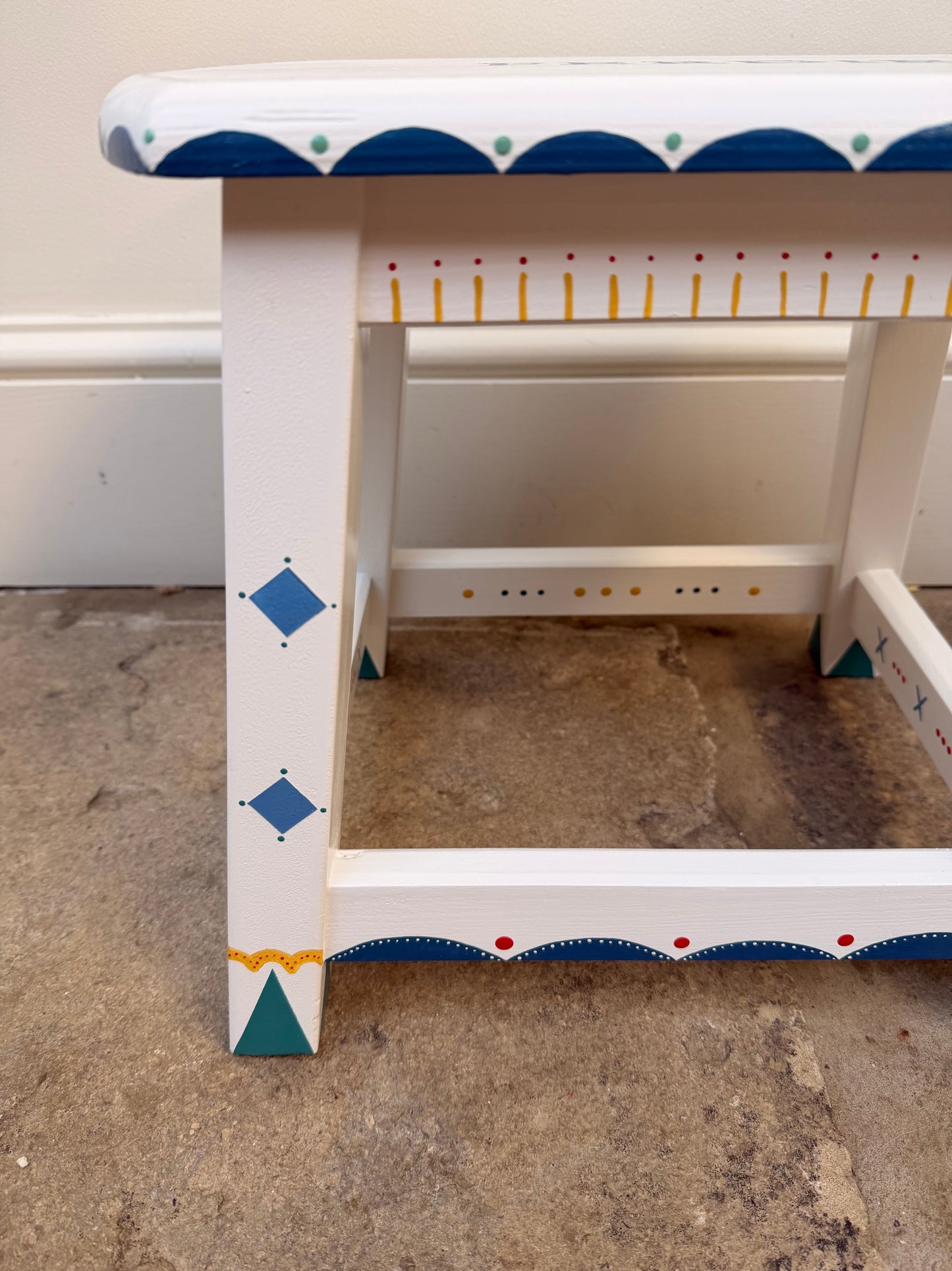 George Stool – Personalised Hand Painted Children's Step Stool