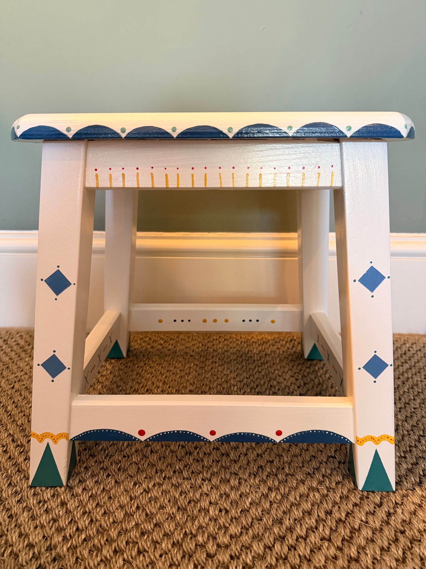 George Stool – Personalised Hand Painted Children's Step Stool