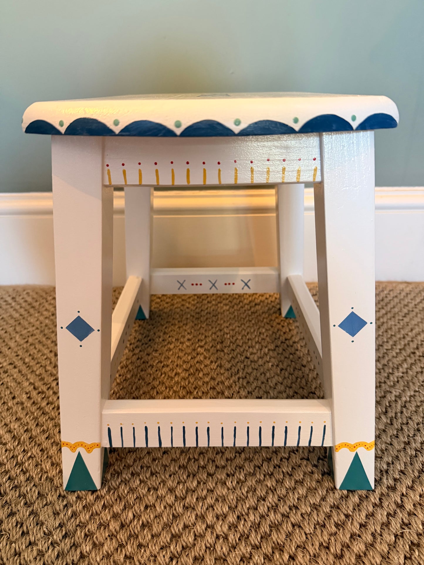 George Stool – Personalised Hand Painted Children's Step Stool